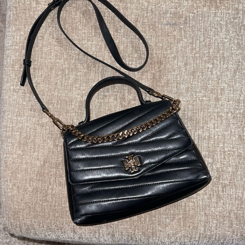 Tory Burch Purse :Black & Gold : Leather